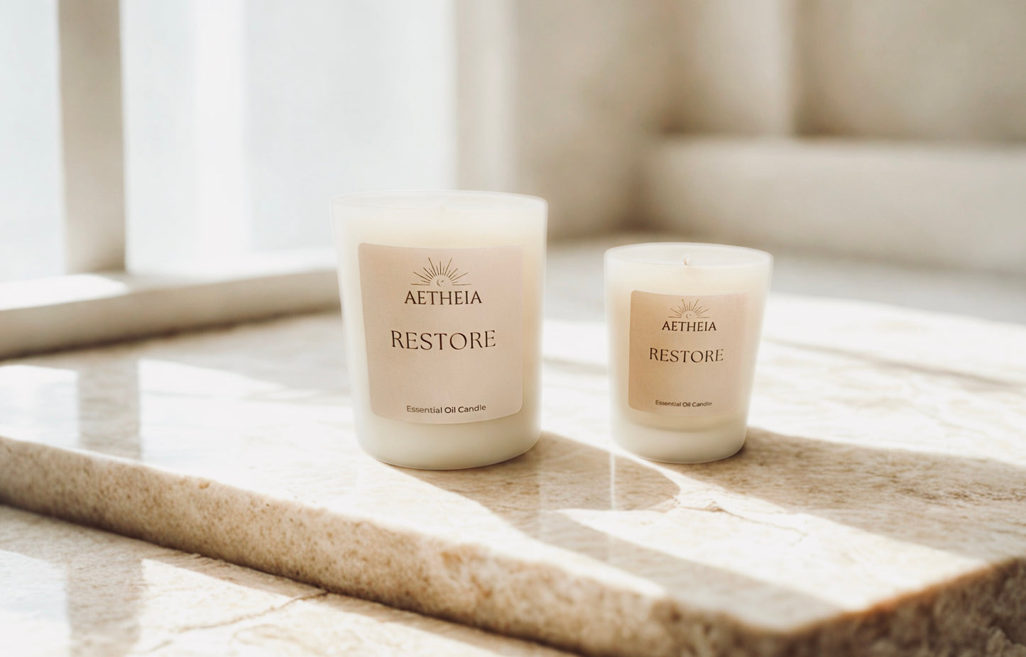 Restore - Luxury Essential Oil Candle